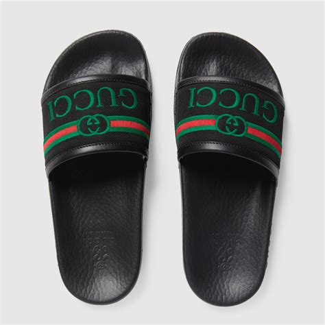 baby girl gucci slides|flannels gucci sliders.